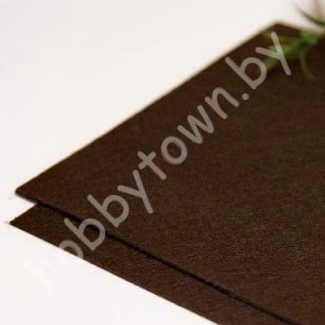 Фетр корейский жёсткий 1,2 мм, 20х28см (цв. 889 Жженый)