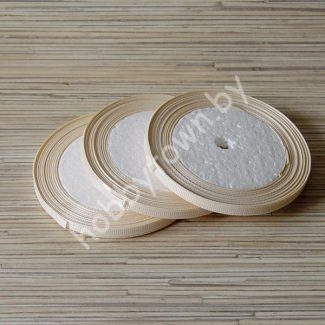 Лента репсовая 0,6 см (цв.бежевый 84)