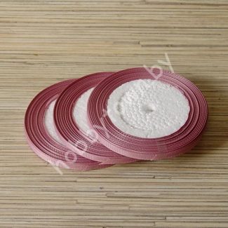 Лента репсовая 0,6 см (цв.пыльная роза 102)