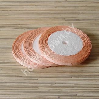 Лента репсовая 0,6 см (цв.персиковый 213)