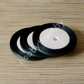 Лента репсовая 0,6 см (цв.тёмно-зелёный 49)