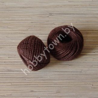 Шпагат джутовый 2 мм (цв. красное дерево ) 10м.