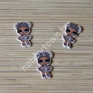 Кабошон Куколка -12 38x24 мм 1шт.