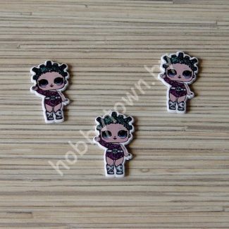 Кабошон Куколка -15 38x24 мм 1шт.