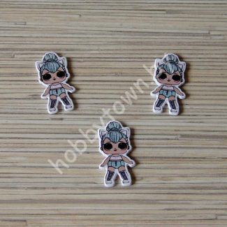 Кабошон Куколка -20 38x20 мм 1шт.