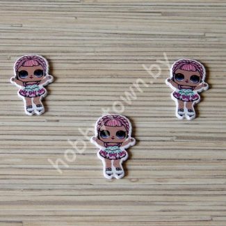 Кабошон Куколка -22 38x24 мм 1шт.