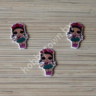 Кабошон Куколка -25 38x24 мм 1шт.