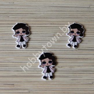 Кабошон Куколка -10 38x24 мм 1шт.