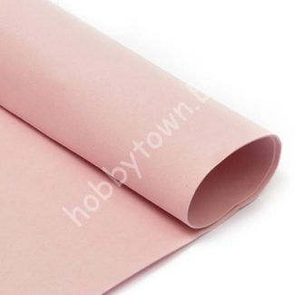 Фоамиран 1 мм 50х50 см (цв.светло-розовый A027)