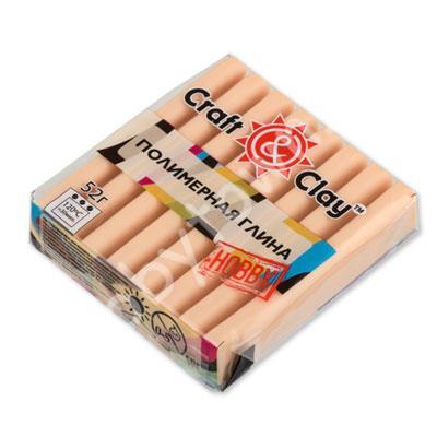 Полимерная глина запекаемая Craft&Clay 52г, (цв. телесный натуральный)