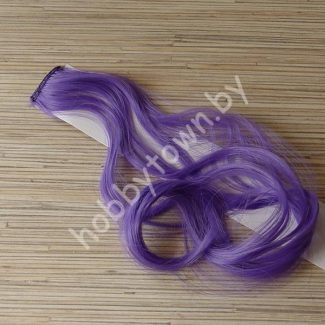 Локоны однотонные волнистые (В-9) 50 см 1 шт.