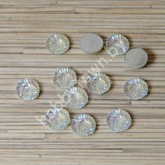 Кабошон- серединка пластик 16 мм (цв.радужный) 1шт.