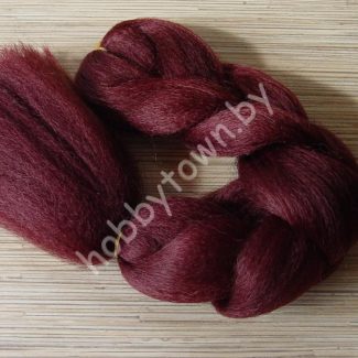 Коса - канекалон однотонная длина 60 см 1 шт. (К1-24)