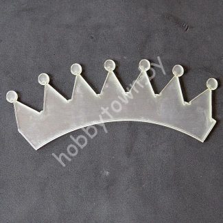 Шаблон "Корона малая" ПЭТ 1,5 мм 15 см 1шт.