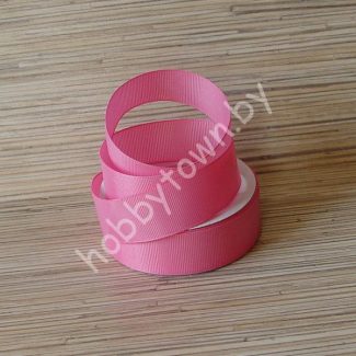 Лента репсовая, ширина 25мм, (цв.розовый 05) 1 метр