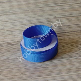 Лента репсовая, ширина 25мм, (цв.синий 40) 1 метр