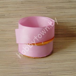Лента репсовая, ширина 38 мм, (цв.холодный розовый 148) 1 метр
