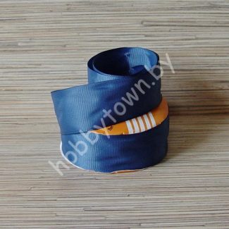 Лента репсовая, ширина 38 мм, (цв.морской синий 365) 1 метр