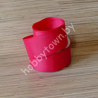 Лента репсовая, ширина 40 мм, (цв.фуксия 190) 1 метр