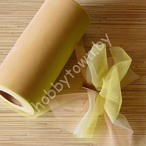 Фатин средней жёсткости, ширина 15 см (цв. градиент 01) 1 метр