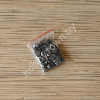 Полубусины под жемчуг 8 мм (цв. тёмно-бирюзовый 131) 50 шт.