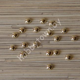 Полубусины-жемчуг 8 мм (цв. золото) 50 шт.