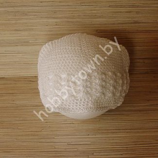 Шапочка-основа хлопковая, маленькая (цв.белый)