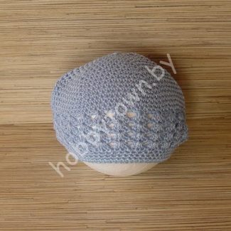 Шапочка-основа хлопковая, маленькая (цв.голубой)