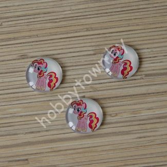 Кабошон Пони, 25 мм (стекло) 1шт.