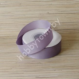 Лента репсовая, ширина 25мм, (цв.дымчато-фиолетовый 235) 1 метр
