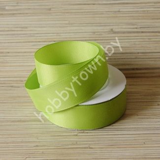 Лента репсовая, ширина 25мм, (цв.фисташковый 76) 1 метр