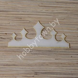 Шаблон Корона-121 ПЭТ 0,7 мм 13,5x7 см 1шт.