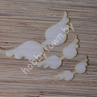 Шаблон Крылышки-2 ПЭТ 0,7 мм 75,100,150 мм 3шт.