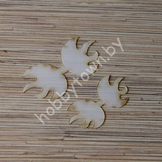 Шаблон Огонь-1 ПЭТ 0,7 мм 80 мм 1шт.