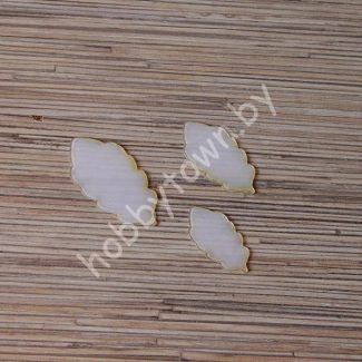 Шаблон для творчества Листики-108 ПЭТ 0,7 мм 4,5,6 см 3шт.