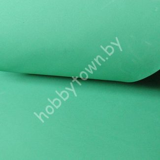Фоамиран Шелковый ЛЮКС 1 мм (цв. зелёный)