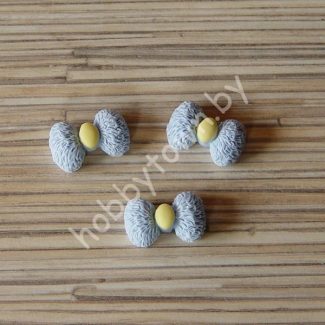 Кабошон Бантик 20 мм (цв. голубой) 1шт.