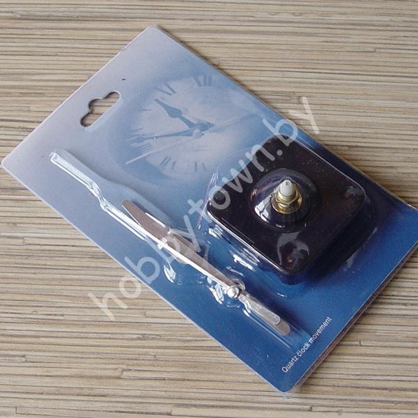 Часовой механизм кварцевый со стрелками ножик-вилка (цв.серебро)