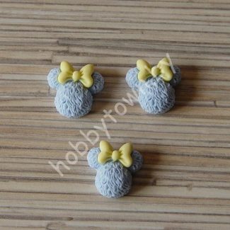 Кабошон Минни 20 мм (цв. голубой) 1шт.