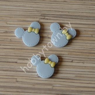 Кабошон Минни 30 мм (цв. голубой) 1шт.