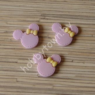 Кабошон Минни 30 мм (цв. сиреневый) 1шт.