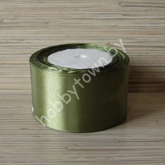 Лента атласная 50 мм (цв. фисташковый 098 ) 1 метр
