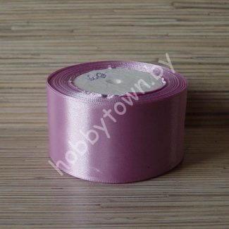 Лента атласная 50 мм (цв. сиреневый 069 ) 1 метр