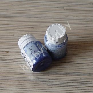 Акриловая краска LUXART Pearl (цв. Синий темный глиттер перламутровый) 20 мл