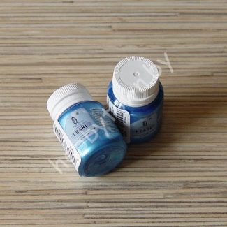 Акриловая краска LuxPearl (цв. Синий перламутровый) 20 мл