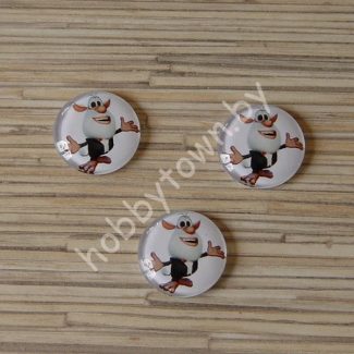 Кабошон Буба 25 мм (стекло) 1шт.