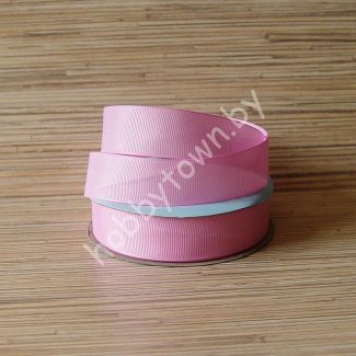 Лента репсовая, ширина 25мм, (цв. холодный розовый 148) 1 метр