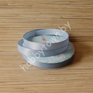 Лента репсовая, ширина 12 мм, (цв. голубой 332) 1 метр