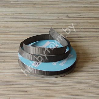 Лента репсовая, ширина 12 мм, (цв. хаки 569) 1 метр