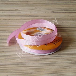 Лента репсовая, ширина 12 мм, (цв. холодный розовый 148) 1 метр